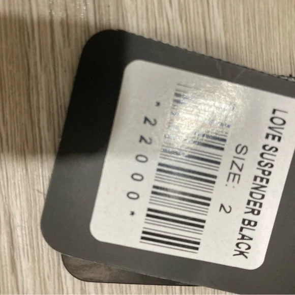 Agent Provocateur Black Lace “Love” suspender/garter belt - Picture 5 of 8